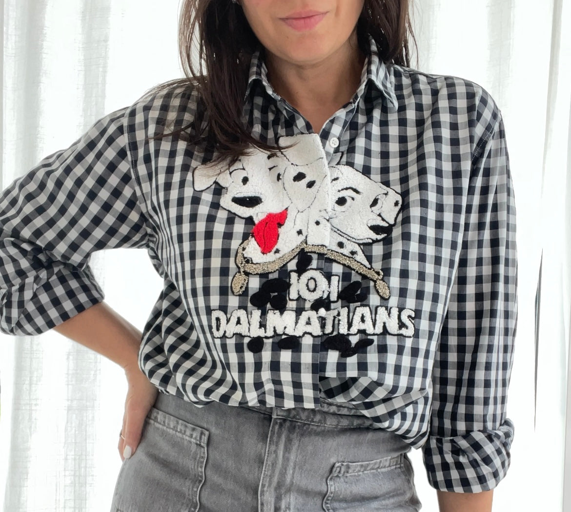 Camicia dalmata a scacchi