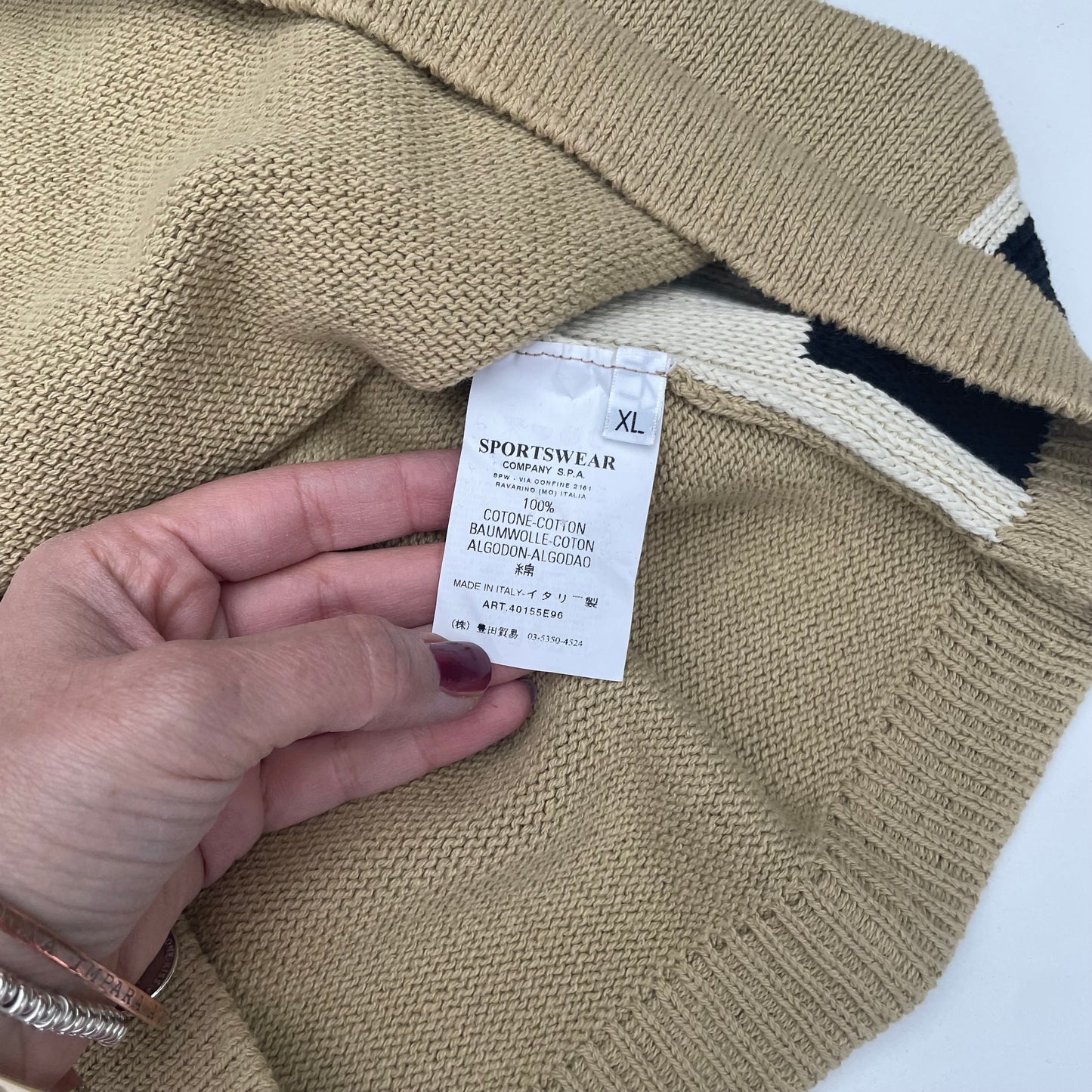 Pull color corda Stone Island