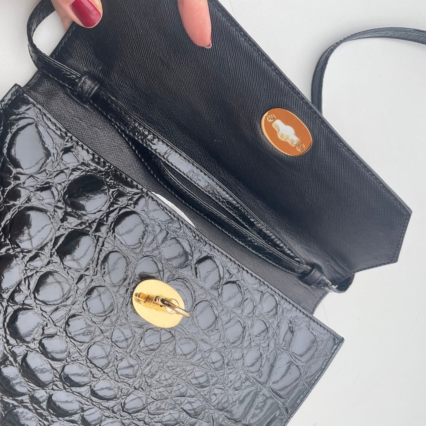 Ferre croco bag