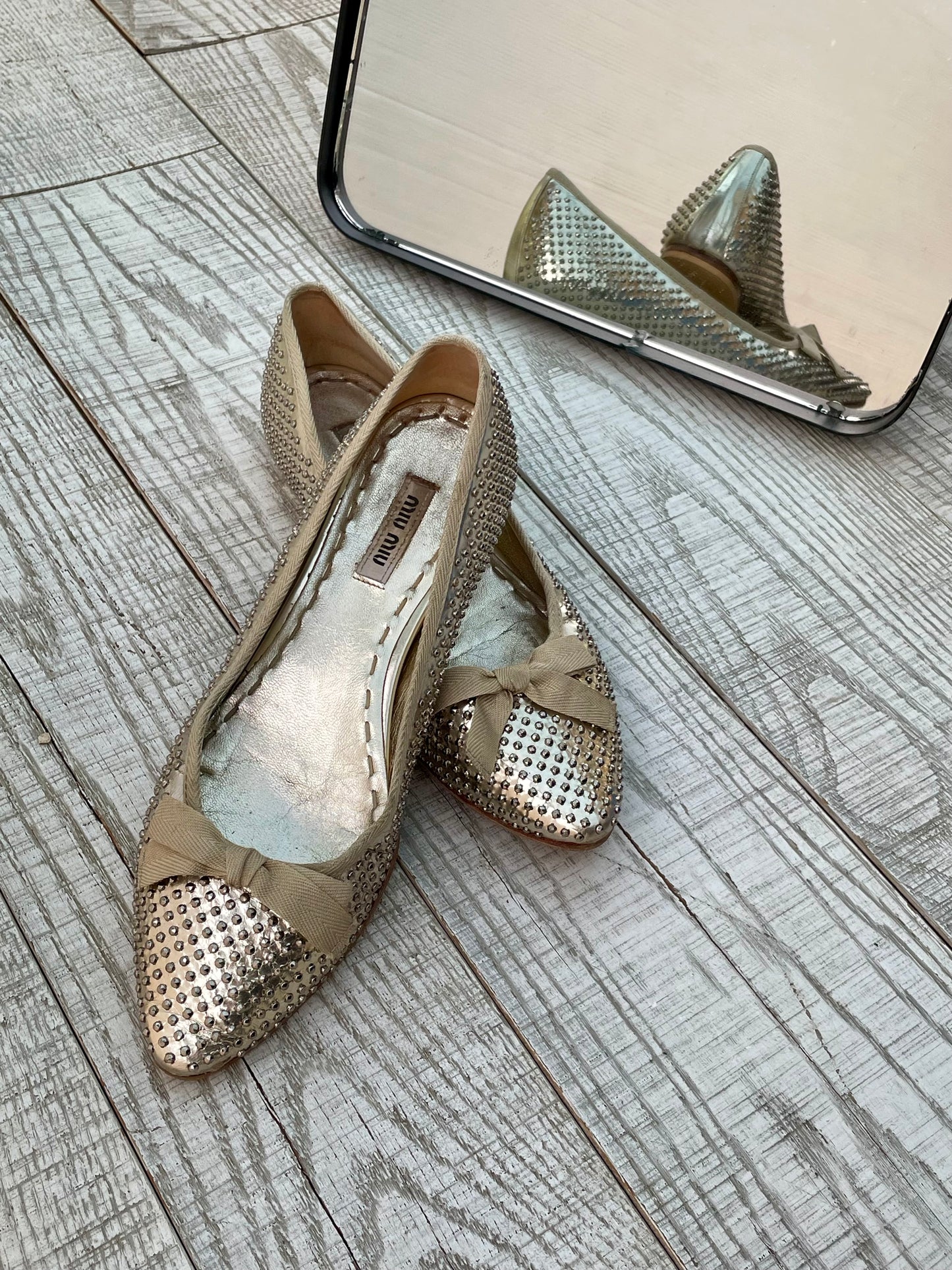 Miu Miu ballerinas