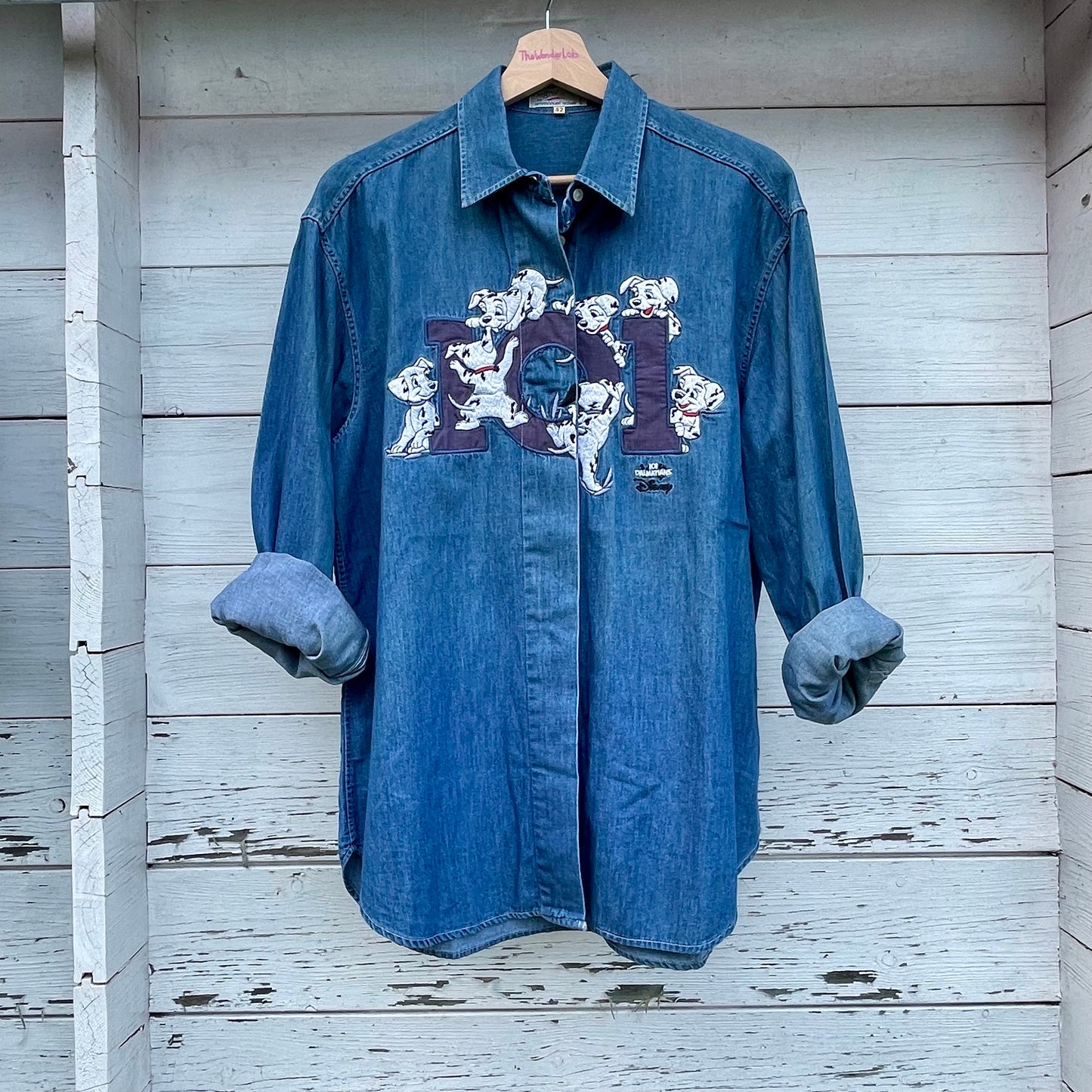 101 Dalmatians on denim