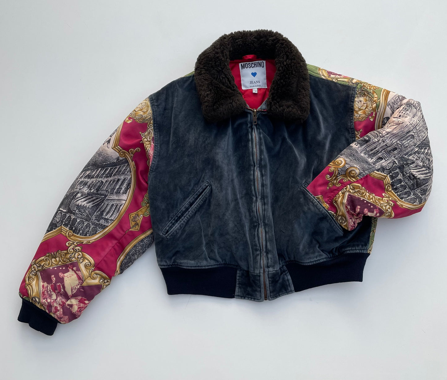 Blouson aviateur Moschino '90