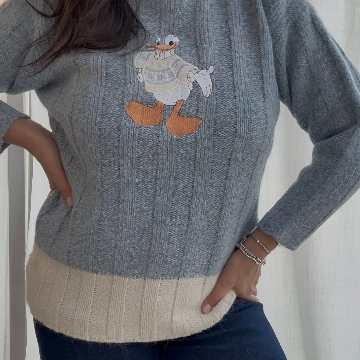 Paperino pullover bicolor