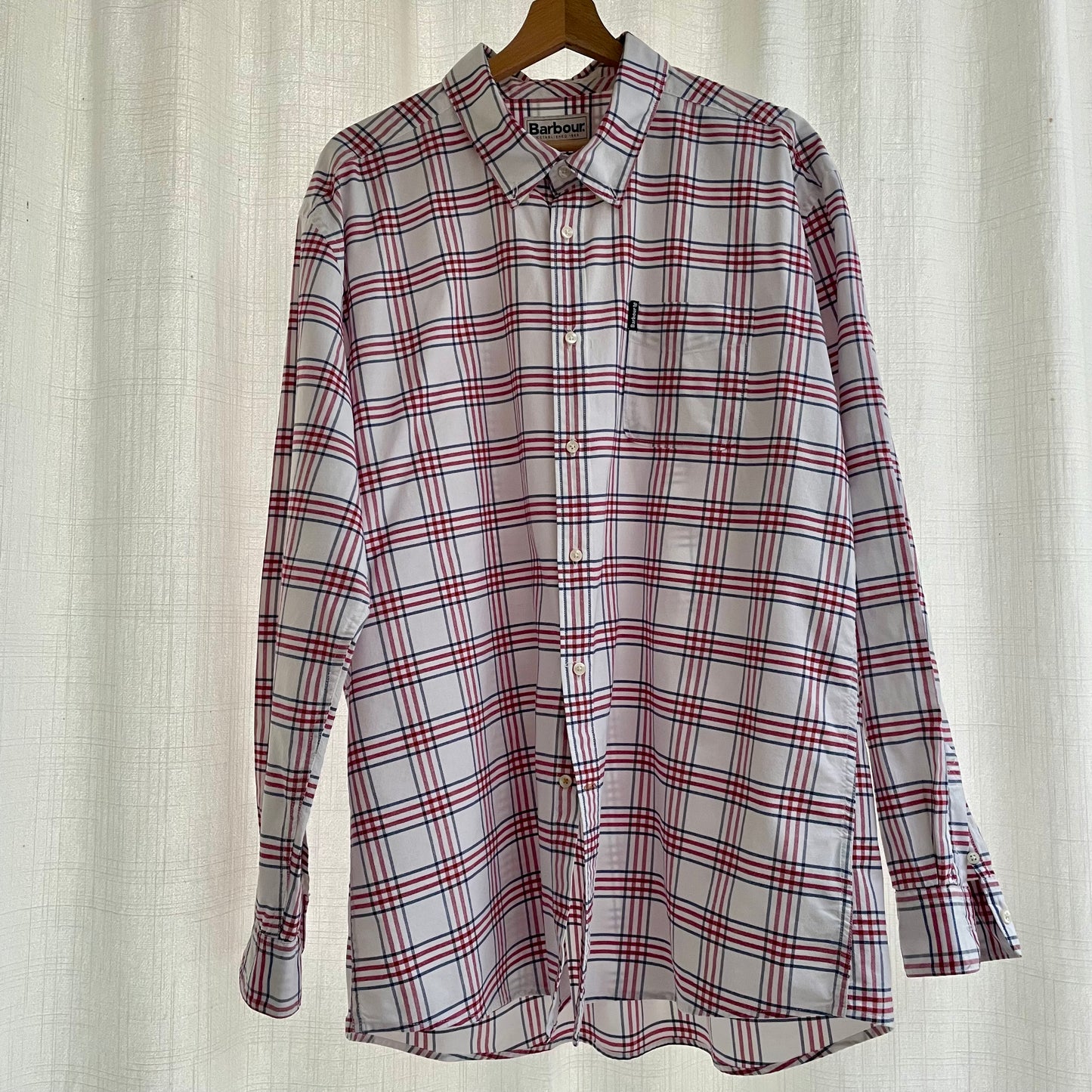 Barbour white shirt