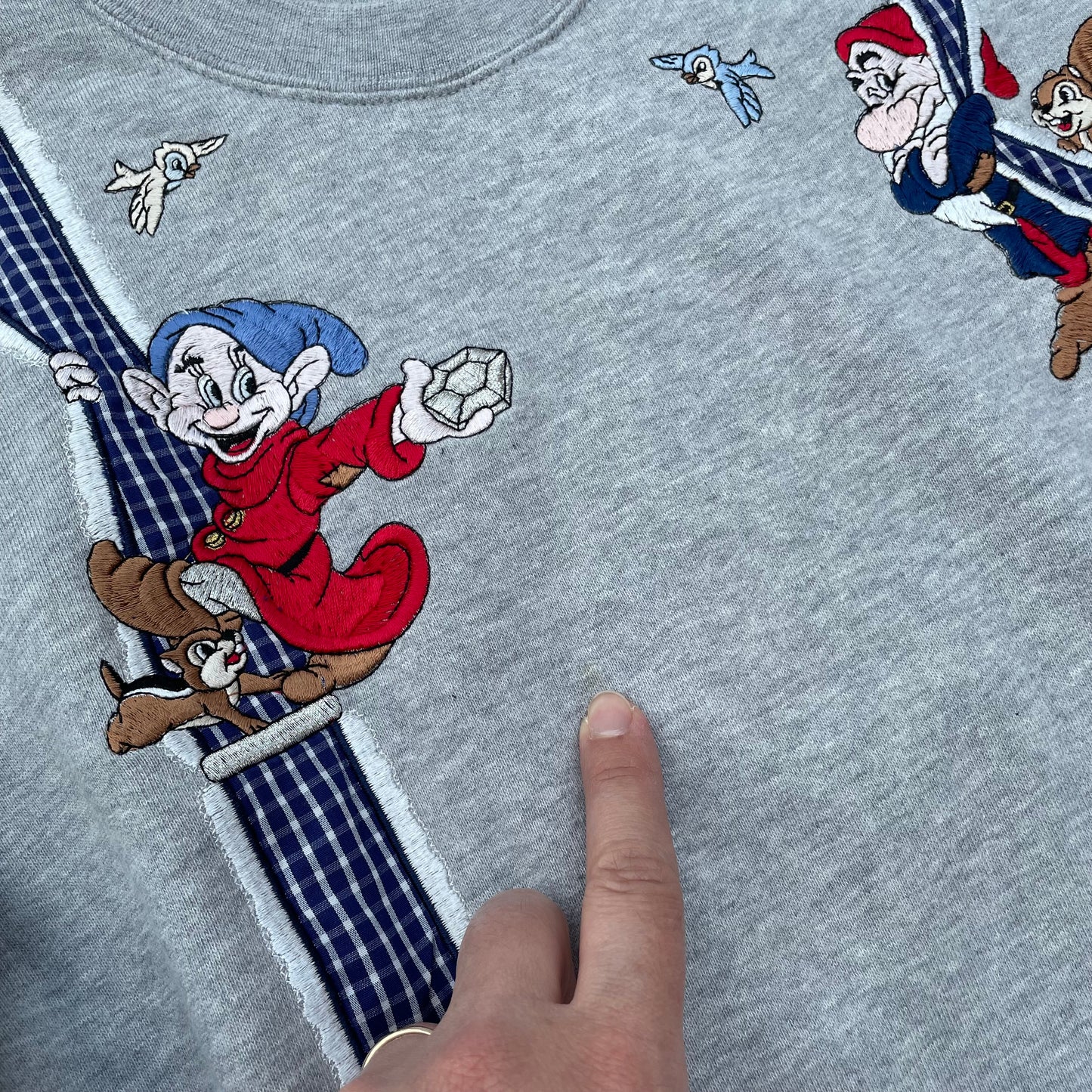 7 Dwarfs Suspenders Sweatshirt