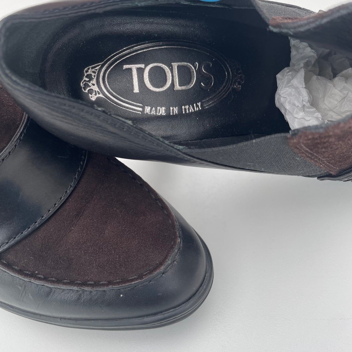 Mocassin à talon Tod's