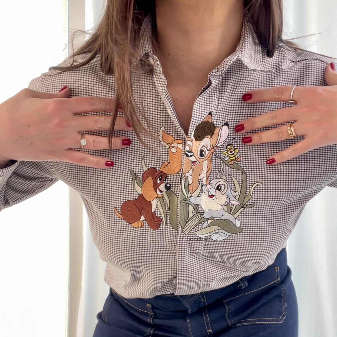 Bambi shirt a quadretti