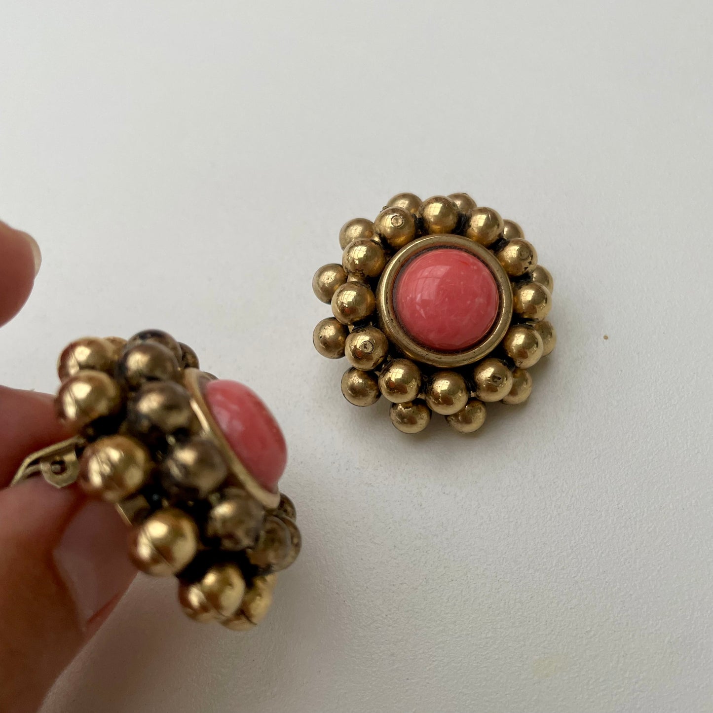 Two-tone earrings
