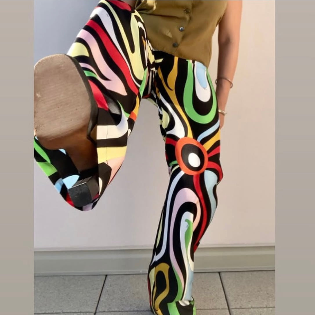 Pantaloni fluidi Pucci
