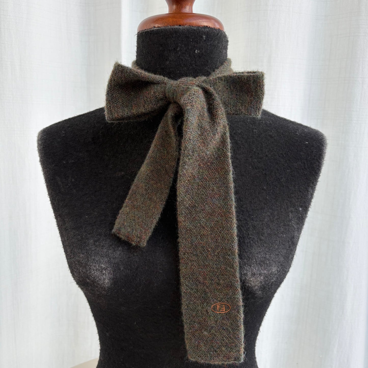 Fendi tie-lana e mohair