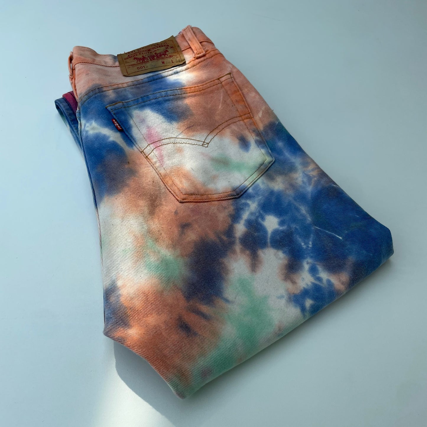 Tie-dye jeans