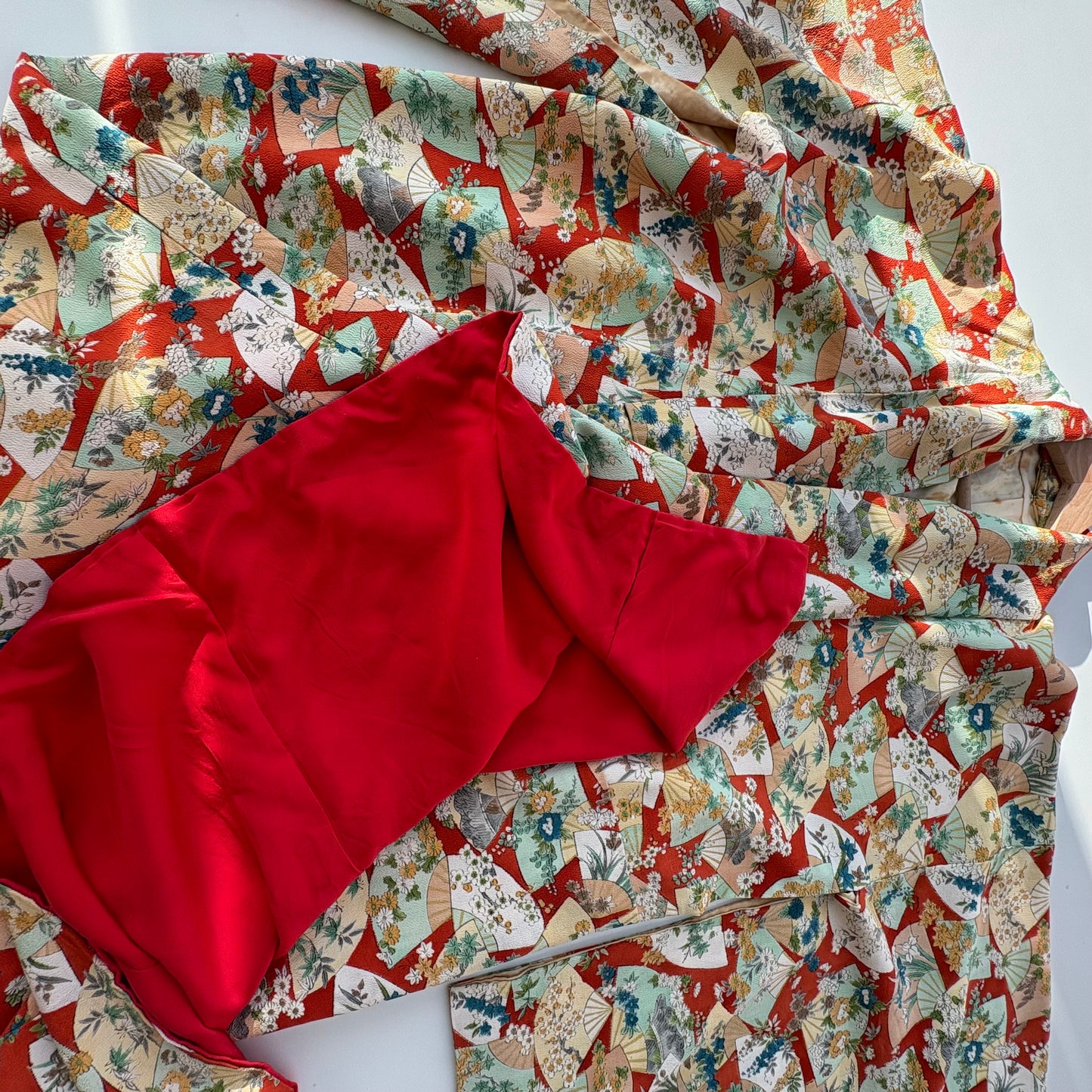 Kimono con ventagli