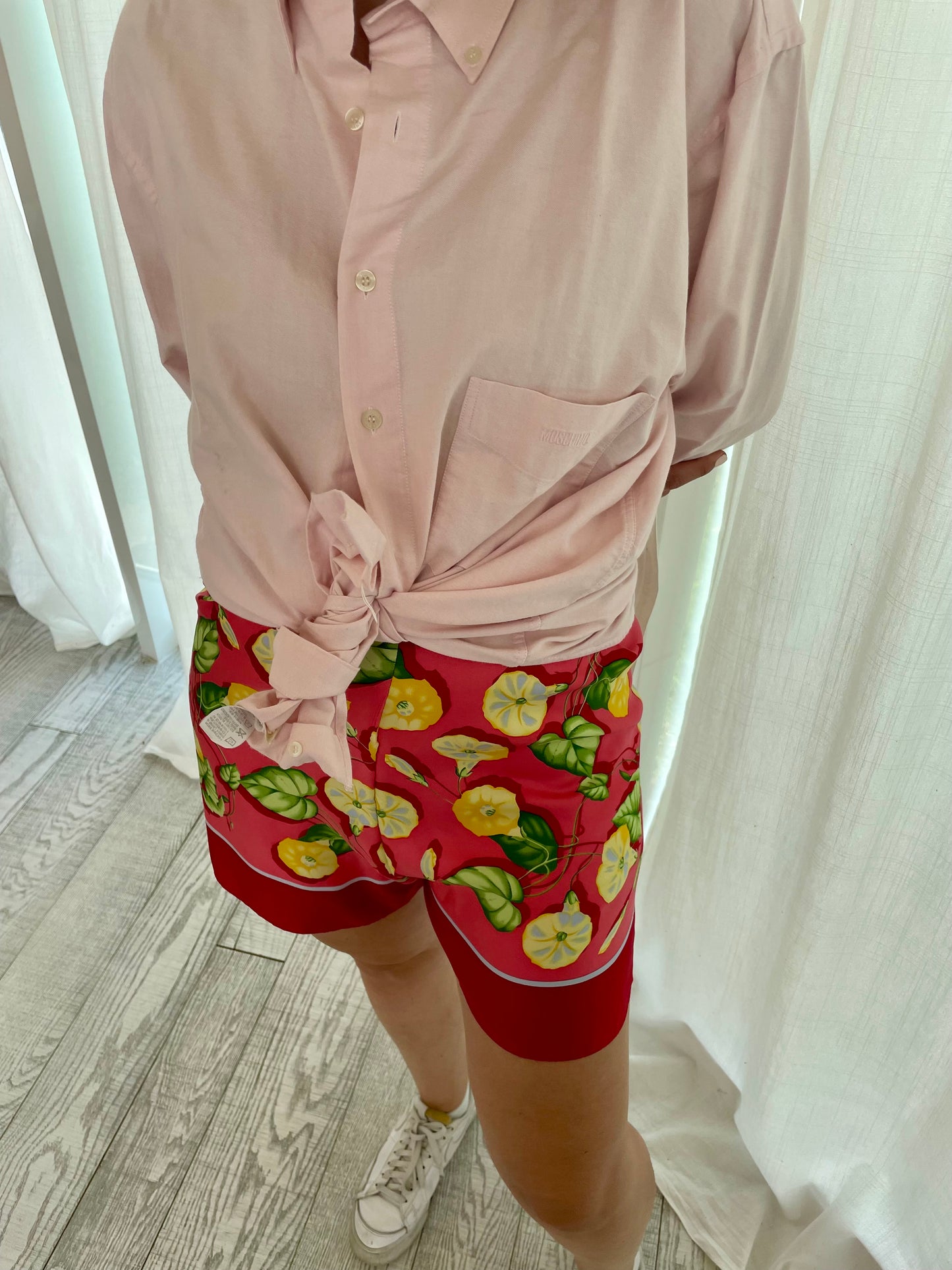 Fou-shorts fiori gialli