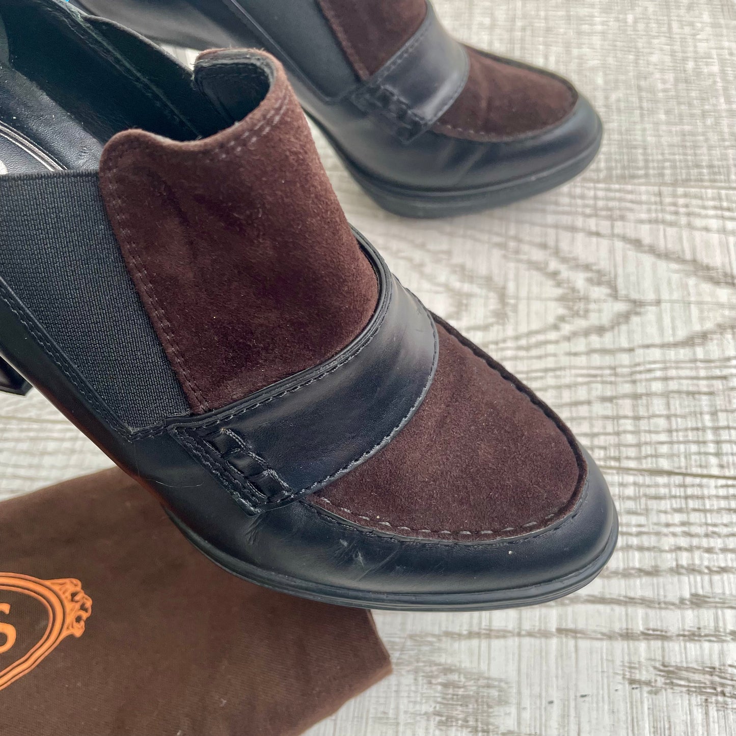 Mocassin à talon Tod's