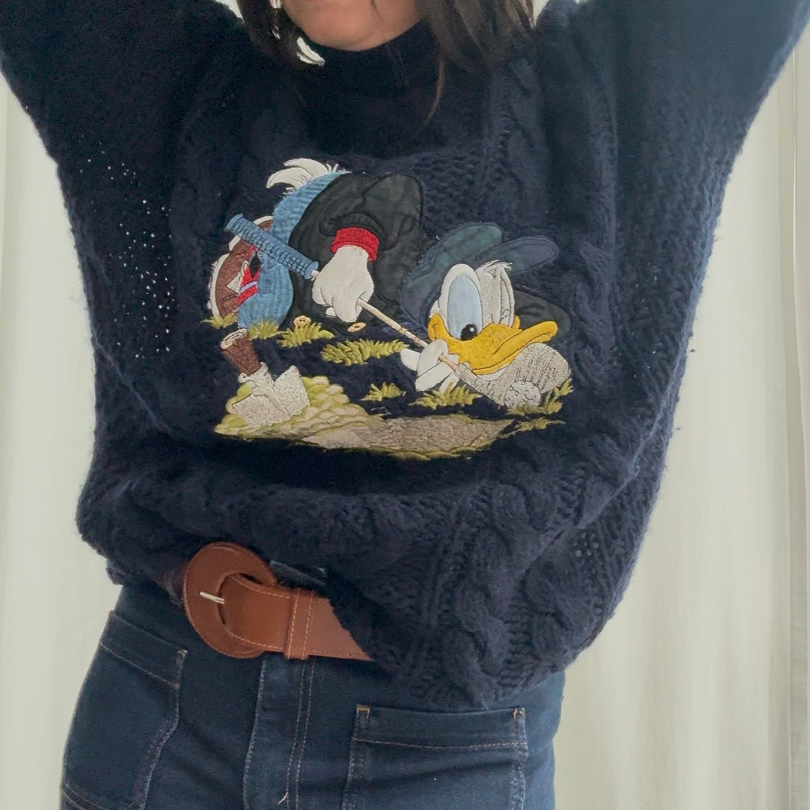 Paperino pullover collo alto