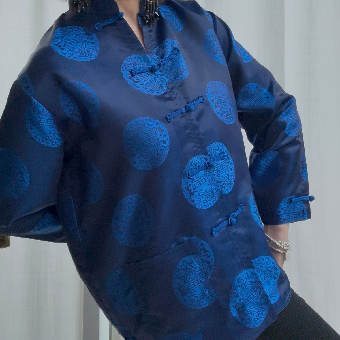 Blu China jacket
