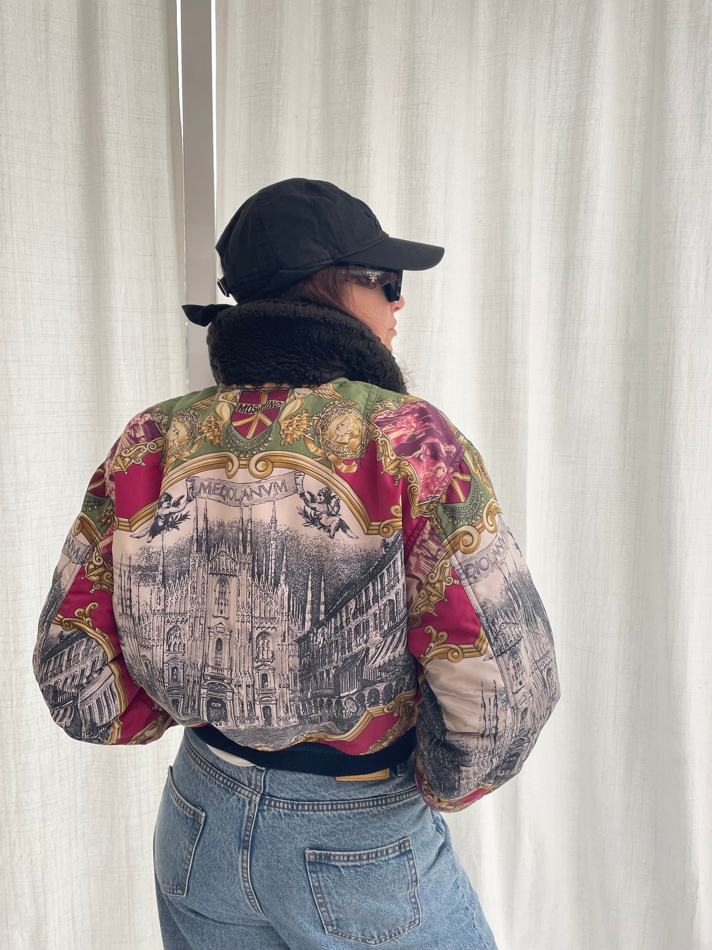Blouson aviateur Moschino '90