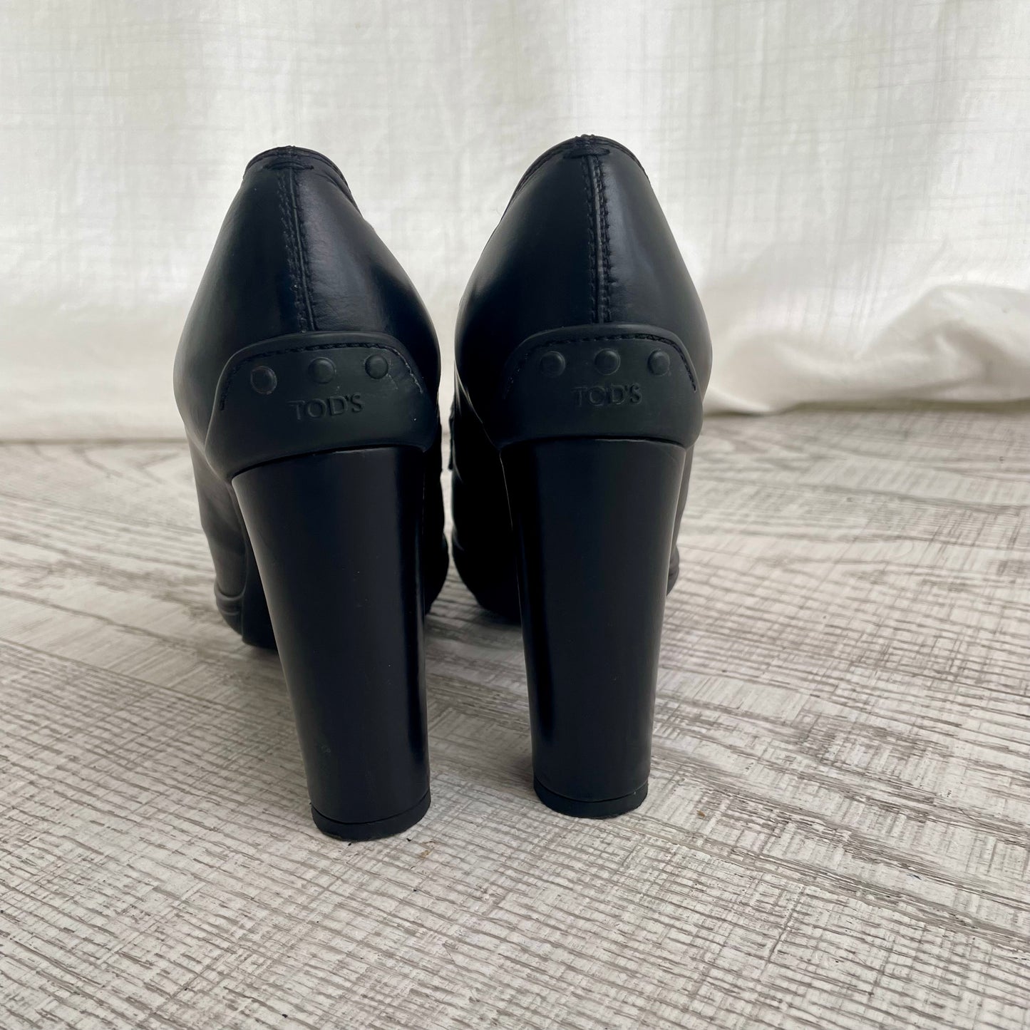 Mocassin à talon Tod's
