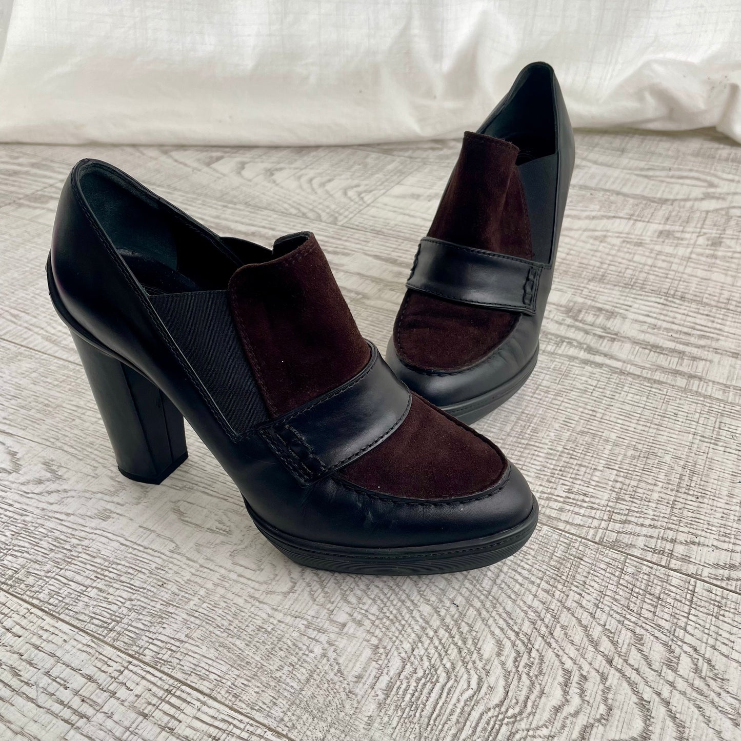 Mocassin à talon Tod's