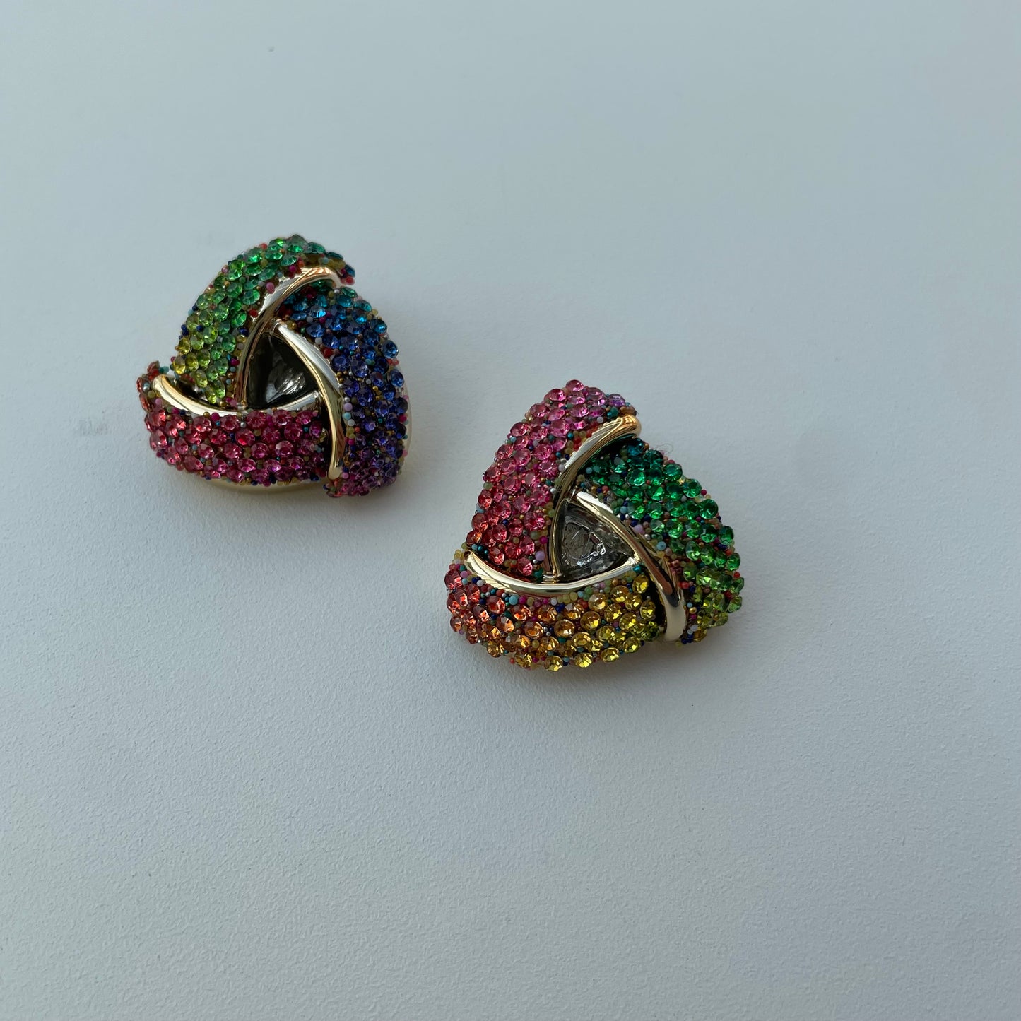 Boucles d'oreilles arc-en-ciel