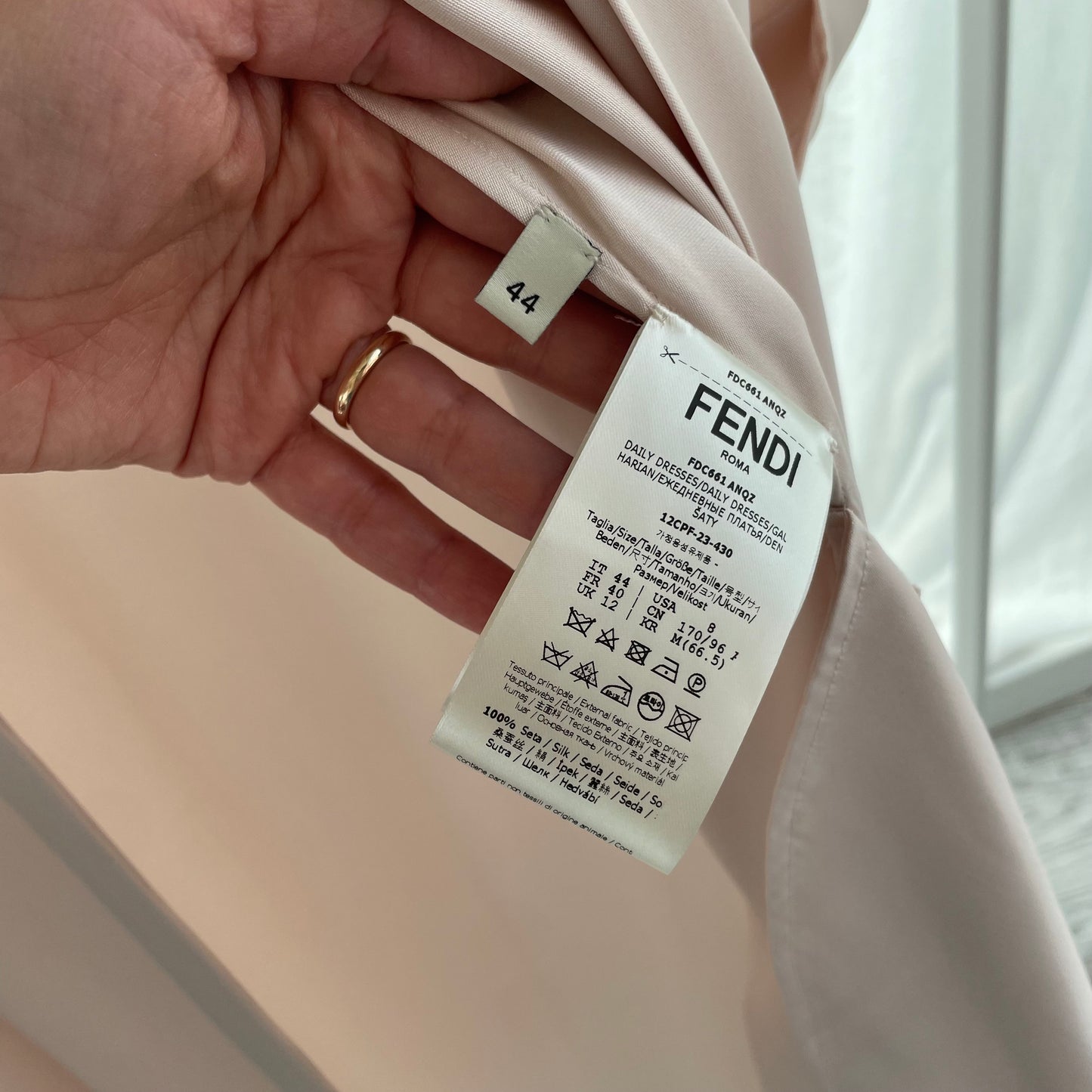 Fendi silk dress
