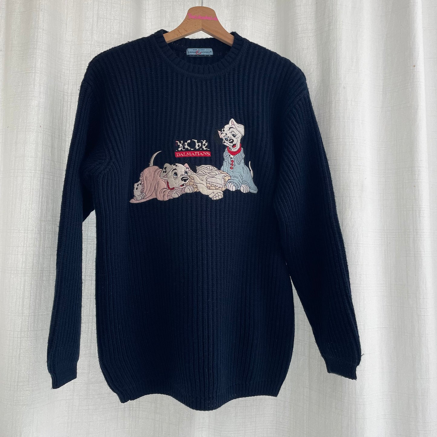Pull côtelé dalmatien