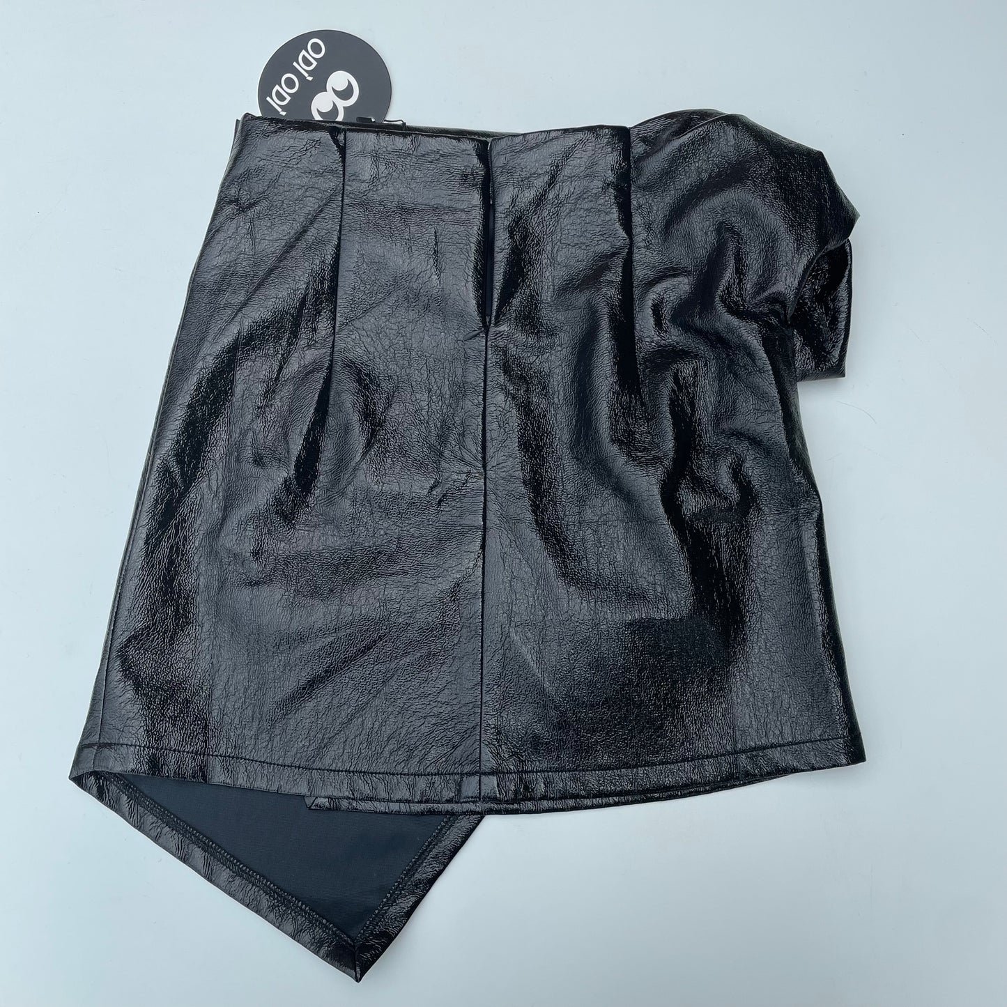 Vinyl miniskirt