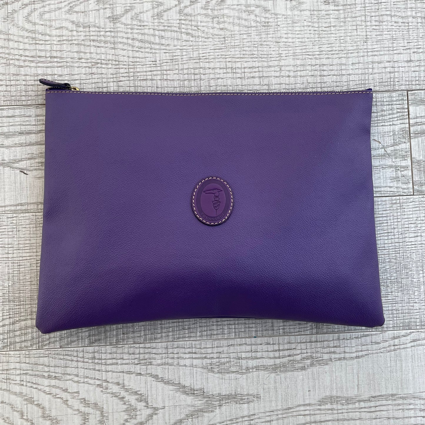 Trussardi flat clutch bag