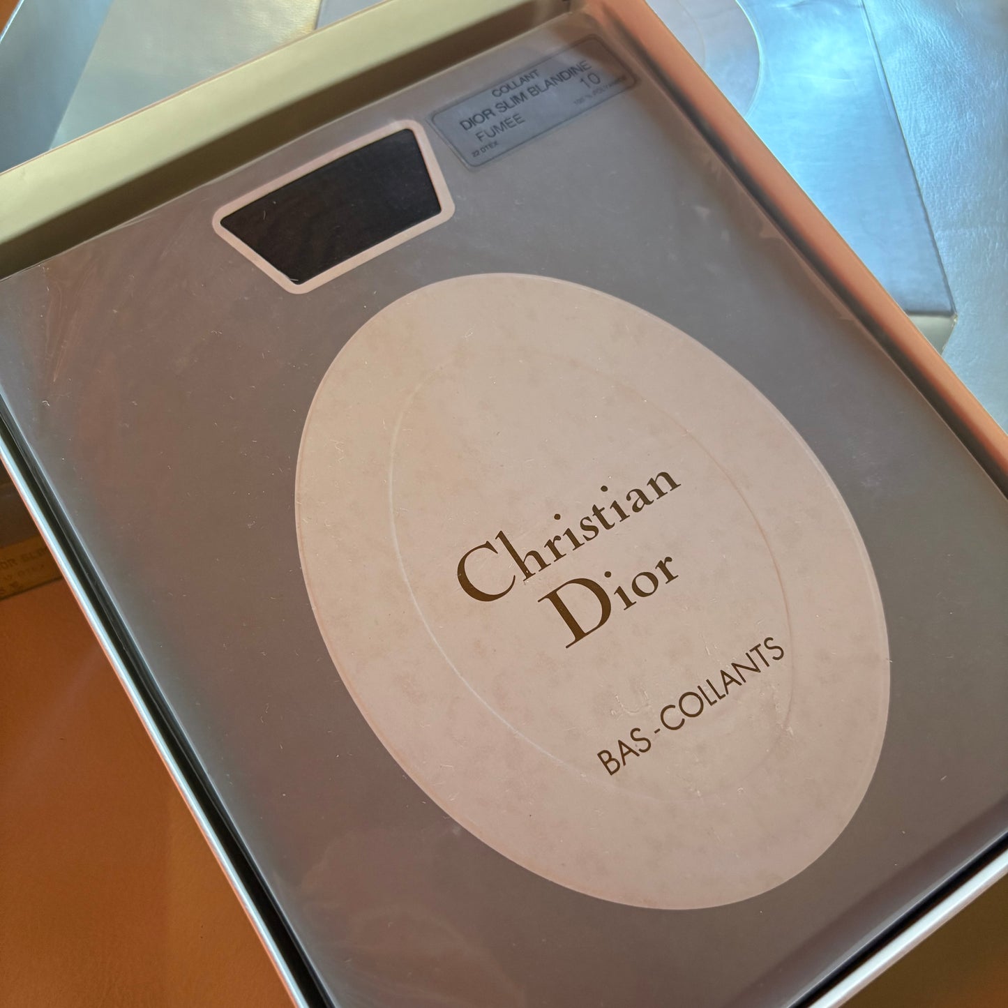 Collant Dior testa di moro