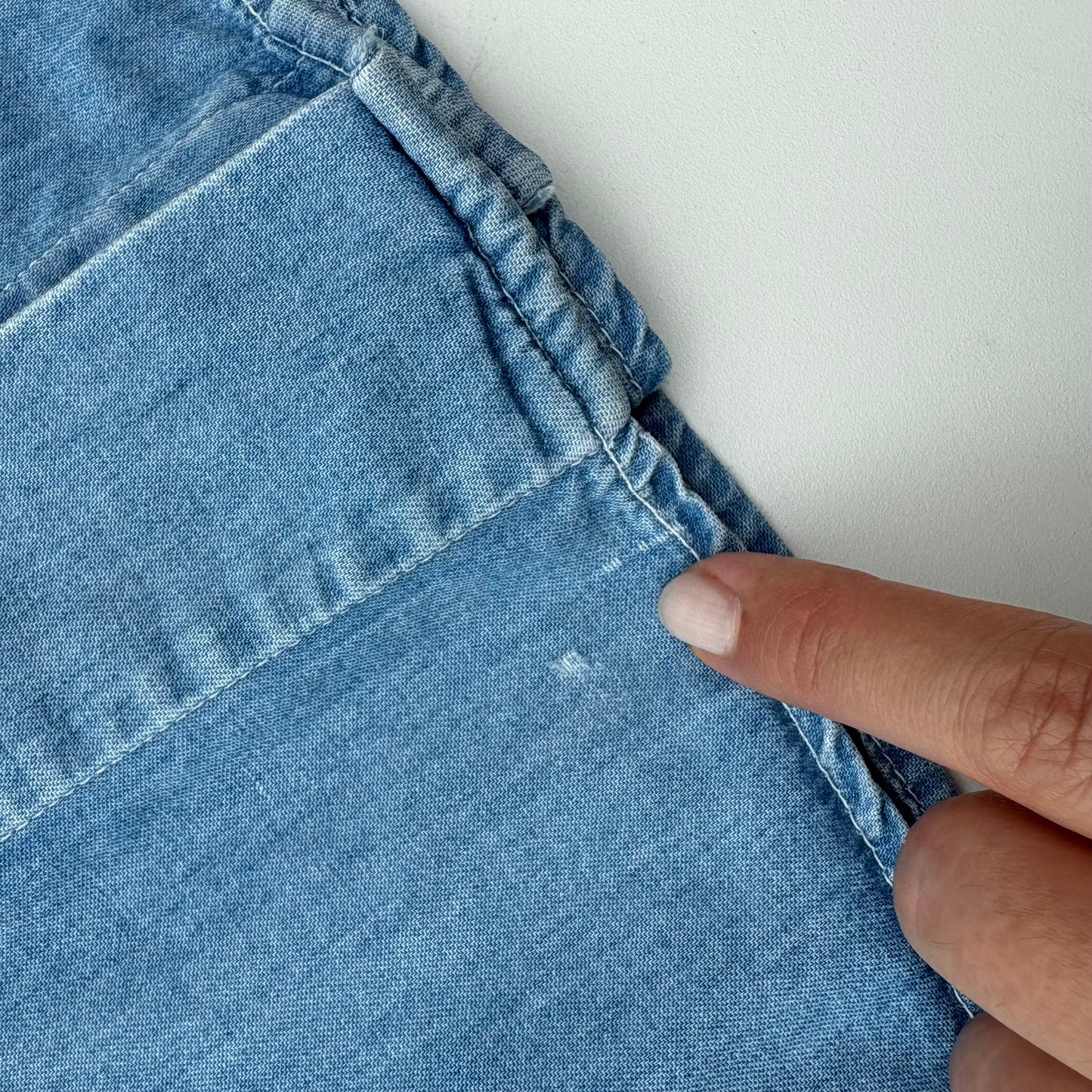 Camicia jeans 7 nani con bretelle