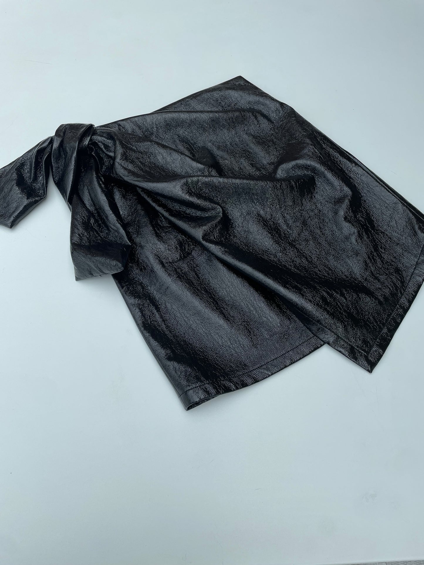 Vinyl miniskirt