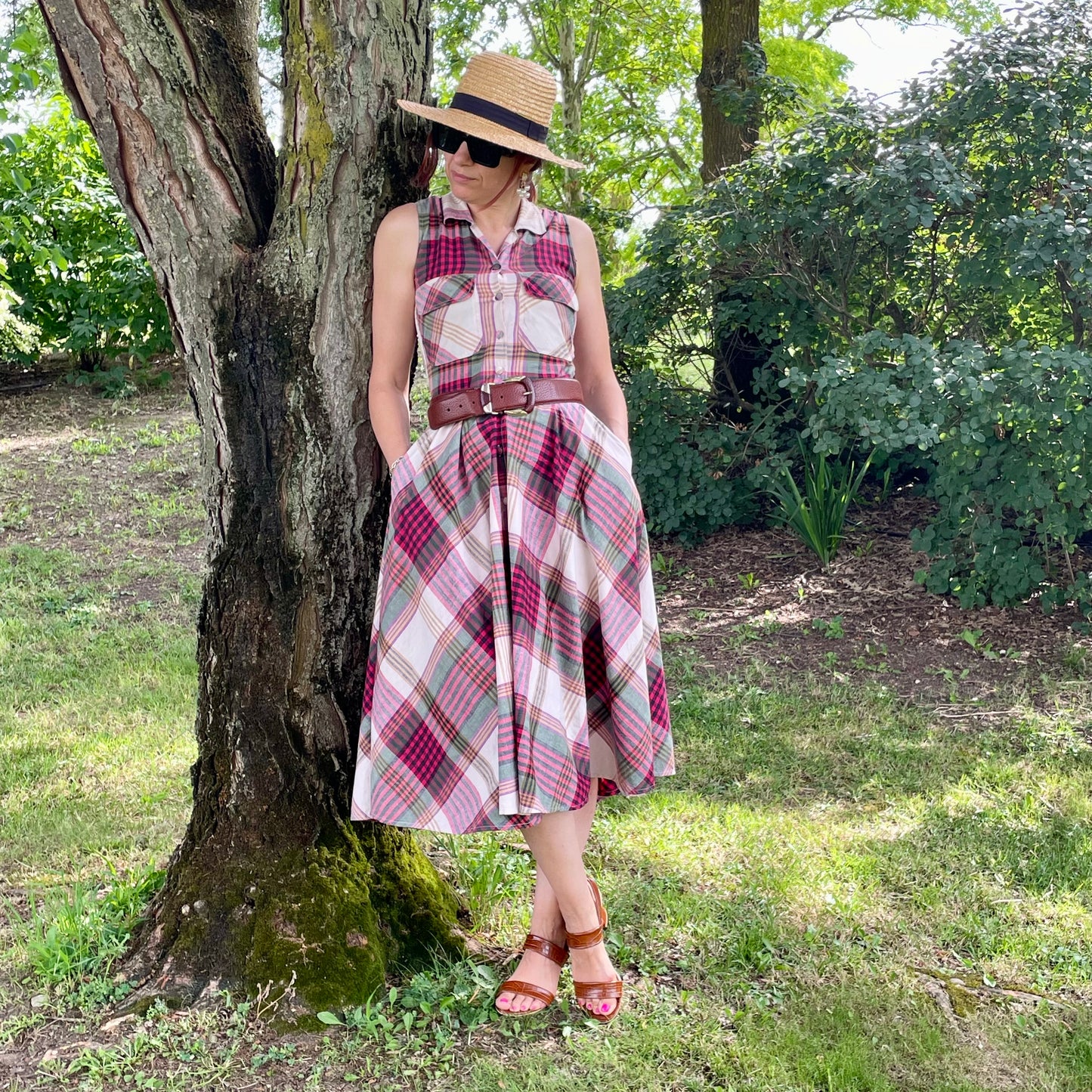 Madras dress