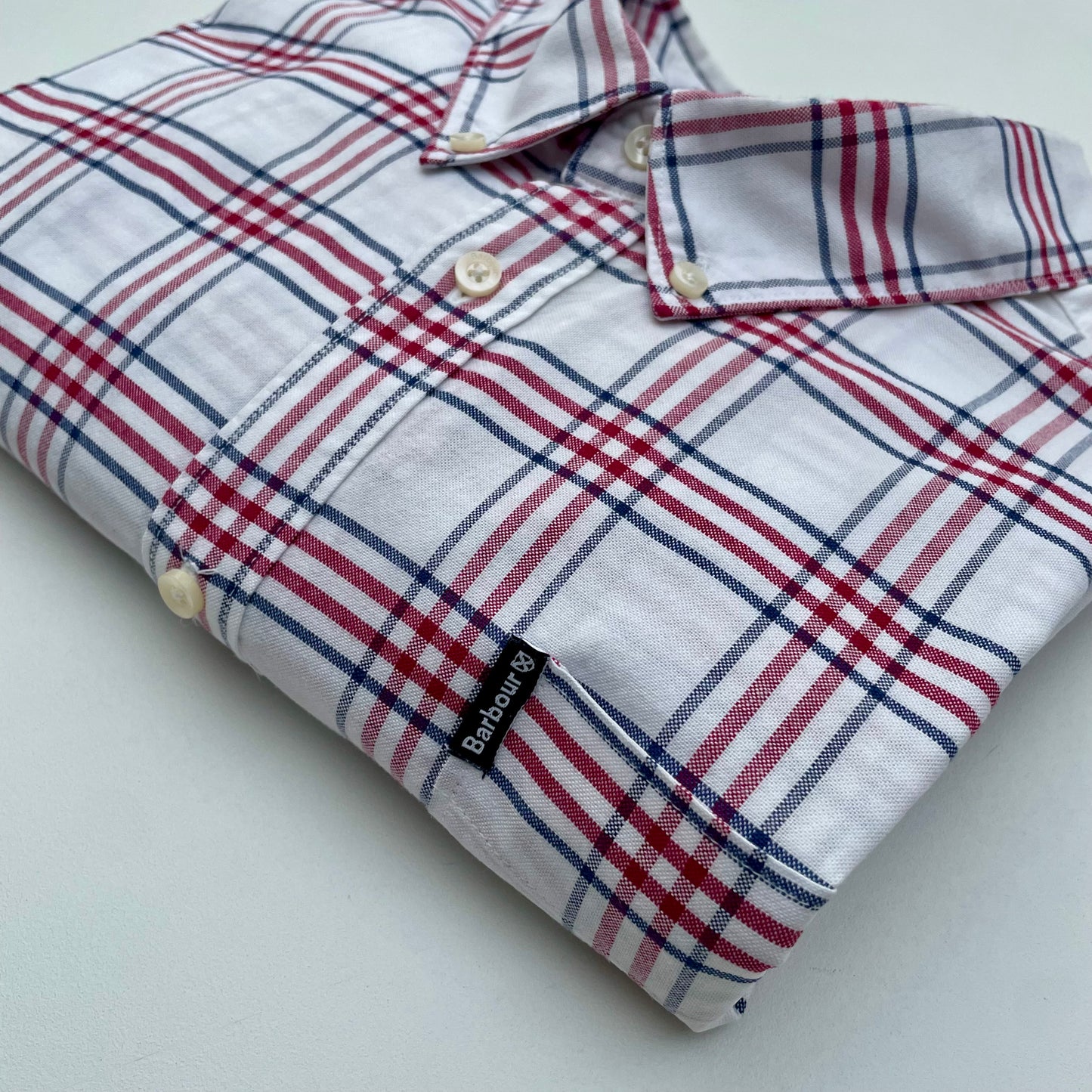 Barbour white shirt
