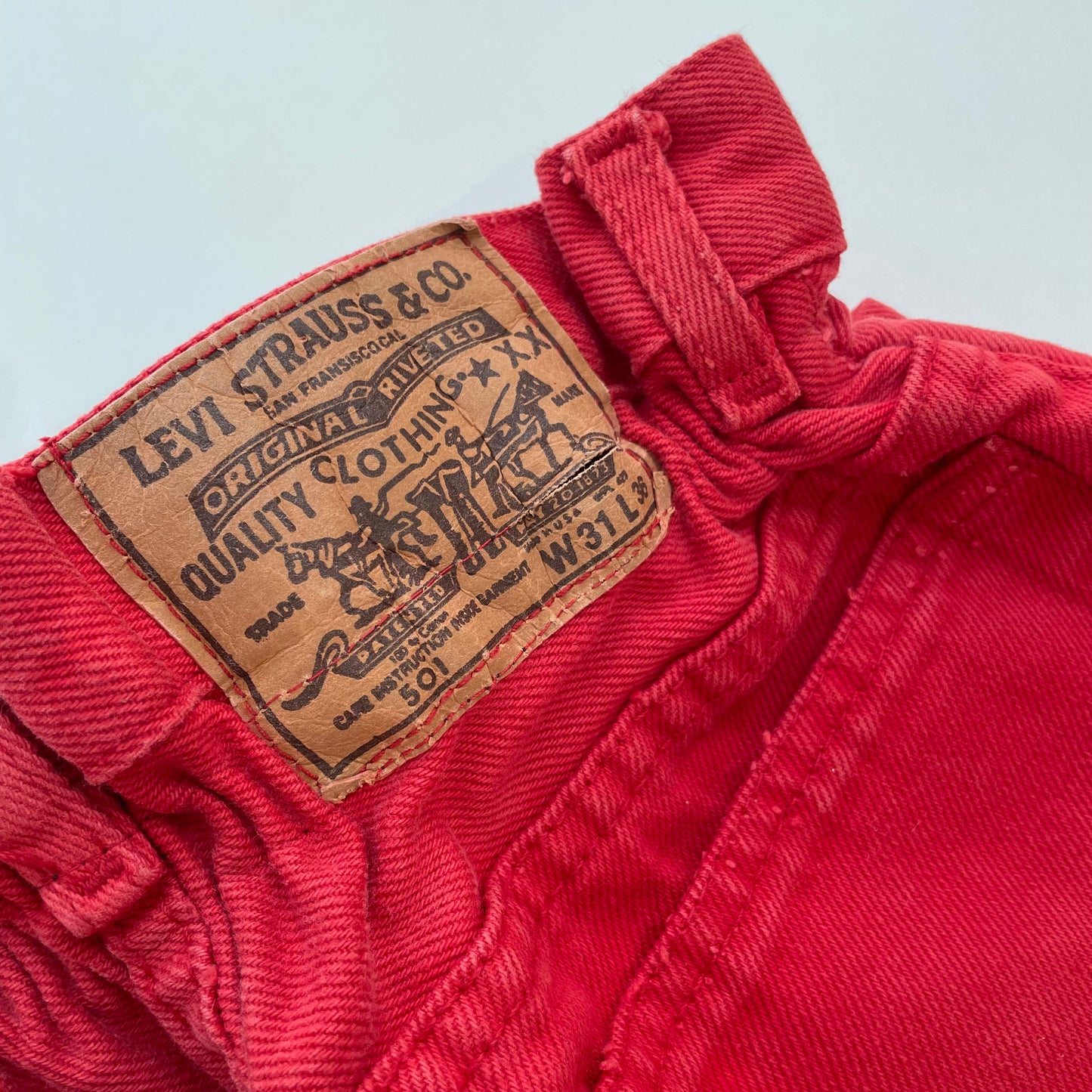 Red shorts chili peppers