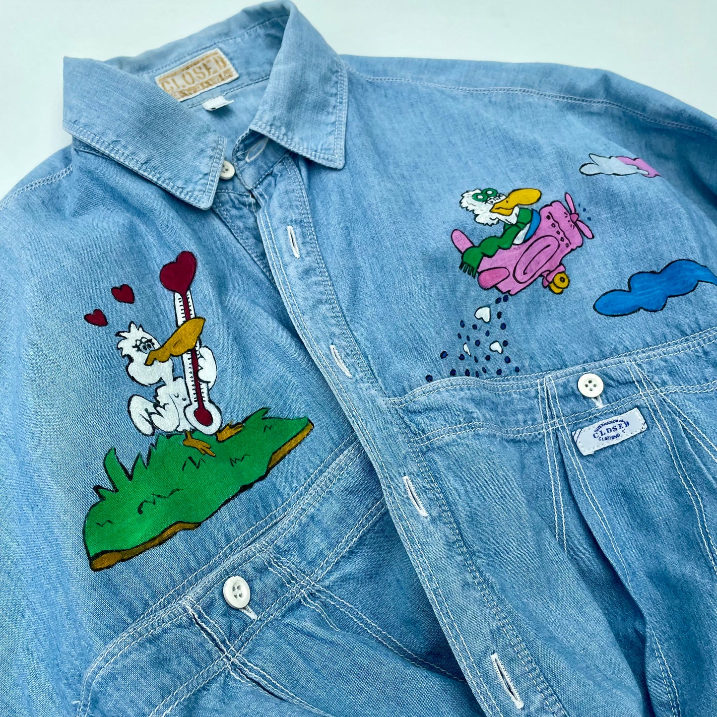 chemise des années 80