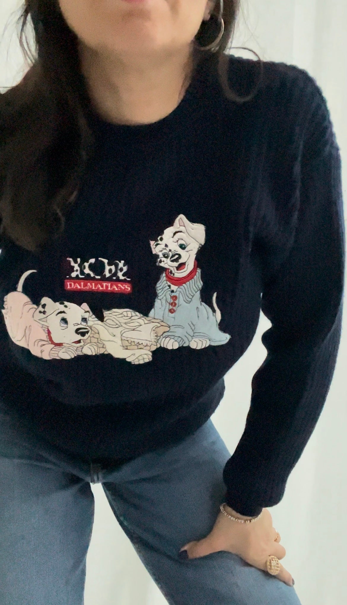 Pull côtelé dalmatien
