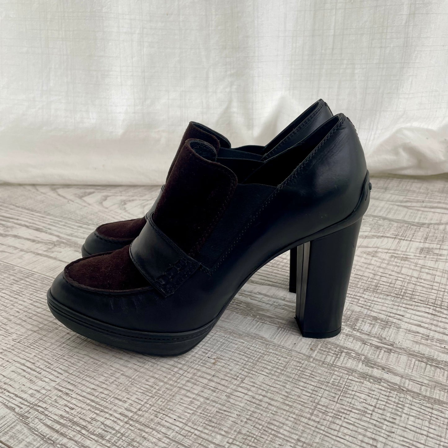 Mocassin à talon Tod's