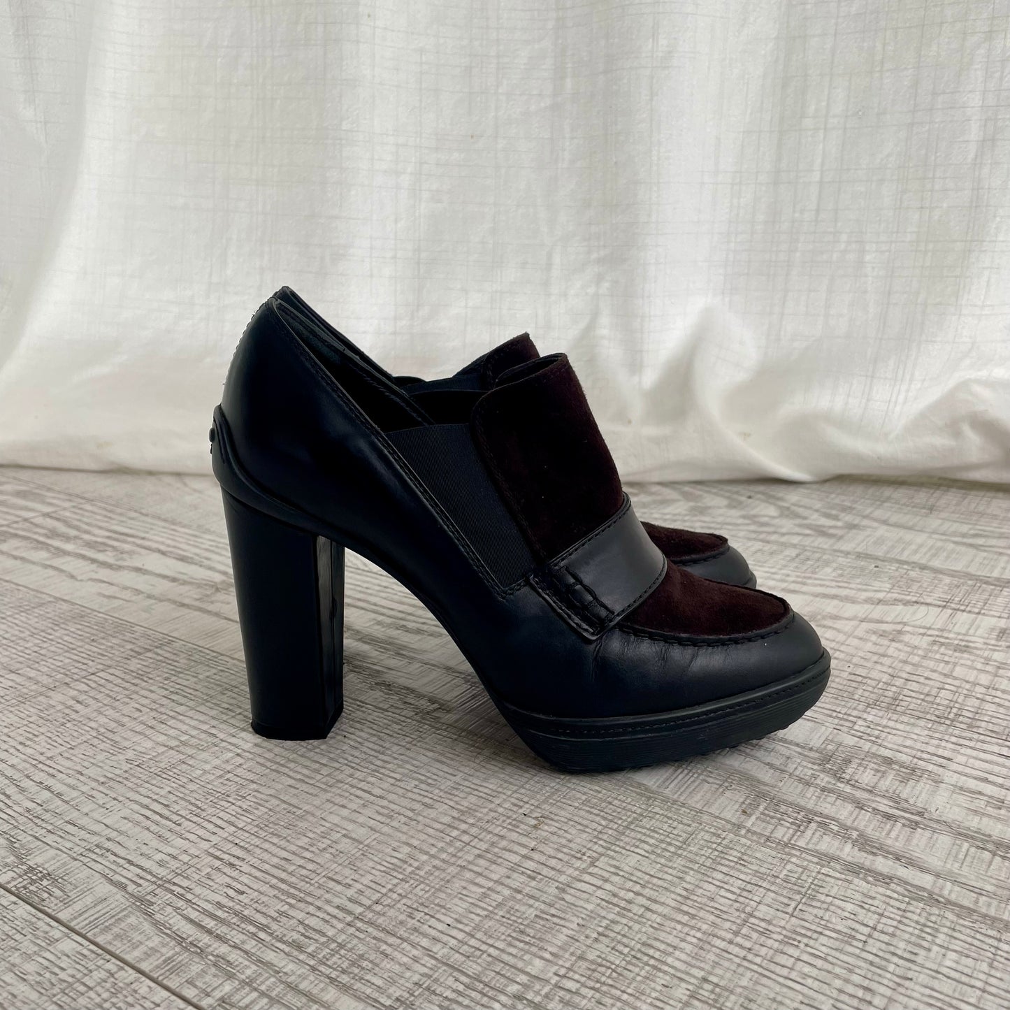 Mocassin à talon Tod's