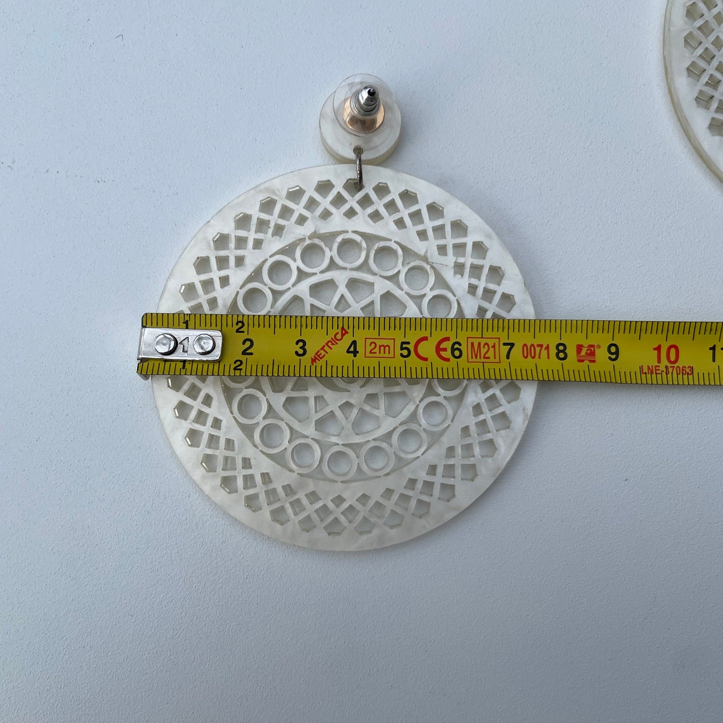 Maxi orecchini geometrici