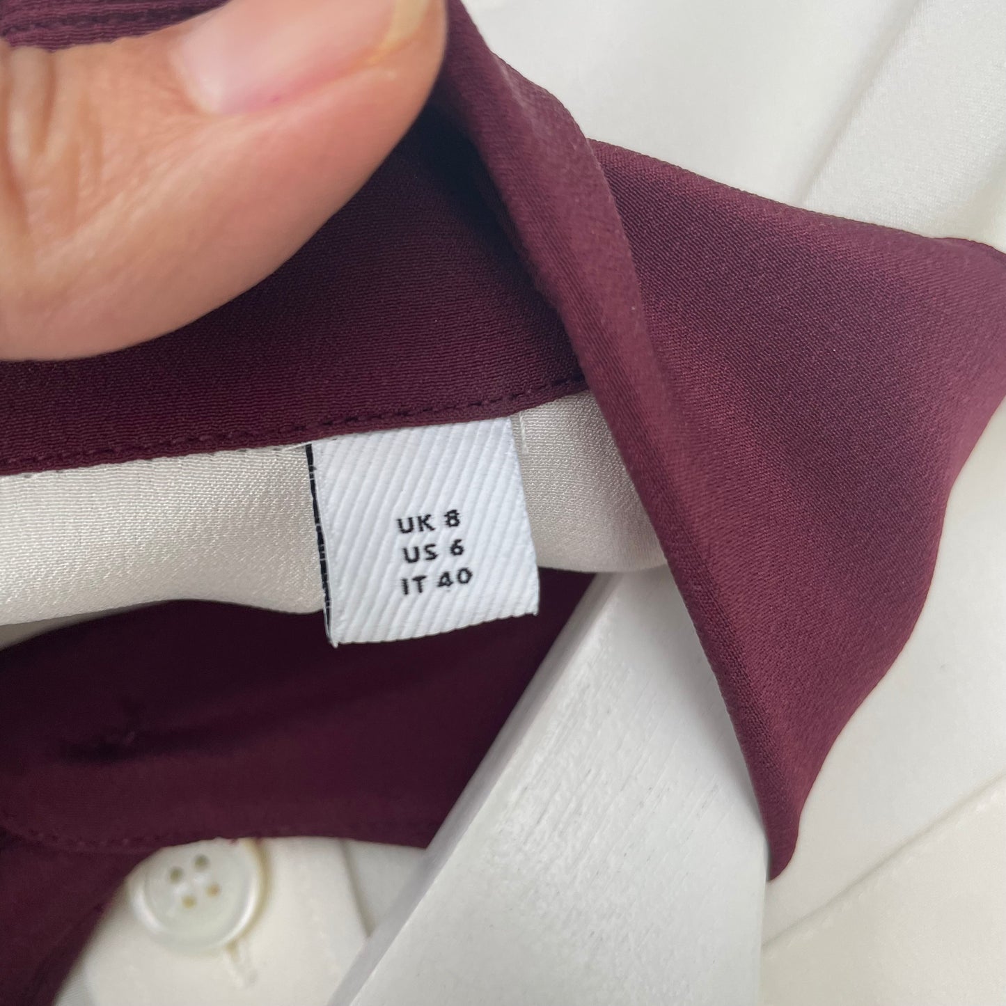 Chemise en soie Burberry d'automne