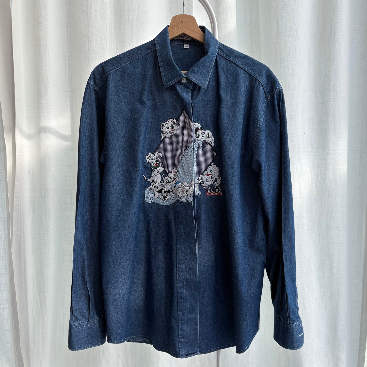 Denim shirt con dalmata