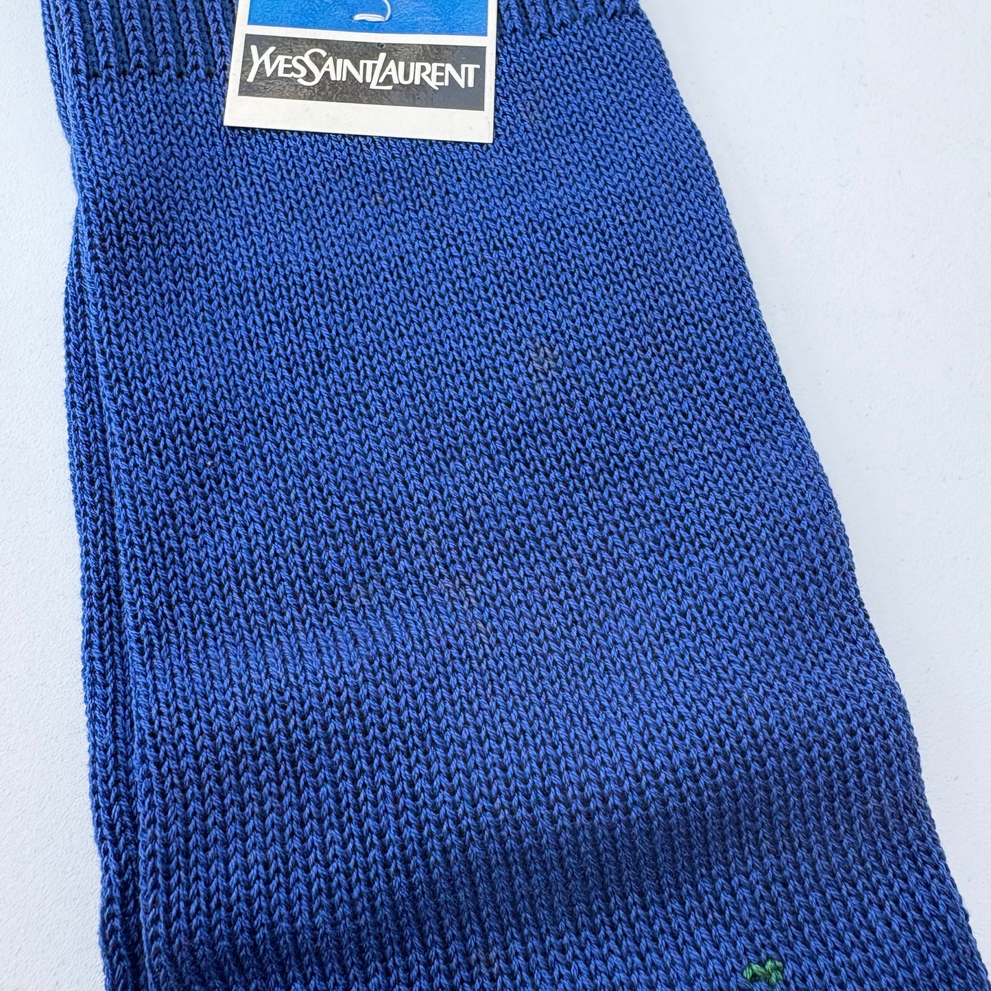 Calzettoni YSL rombi blu-azzurro