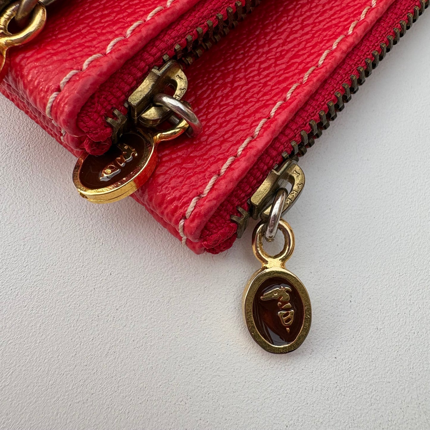 Pochette tris rossa Trussardi