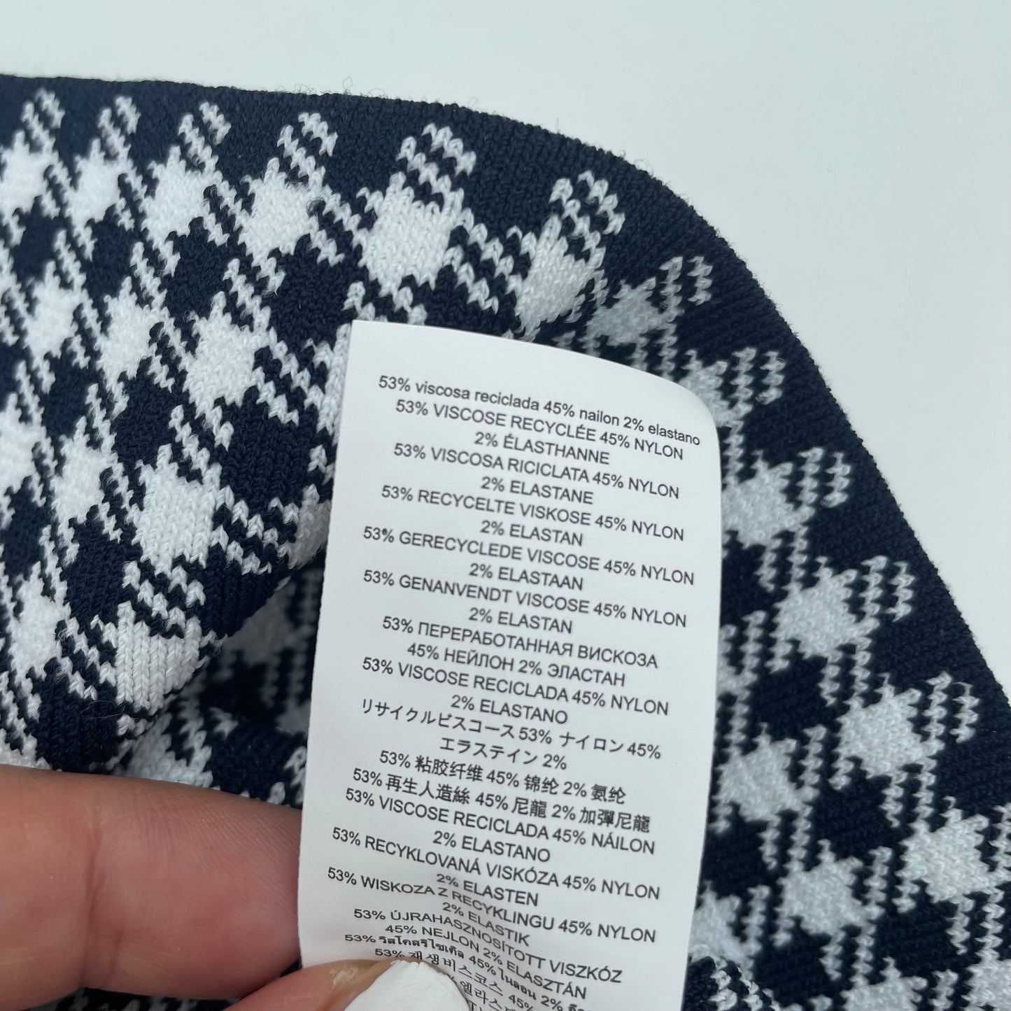 Robe jacquard vichy