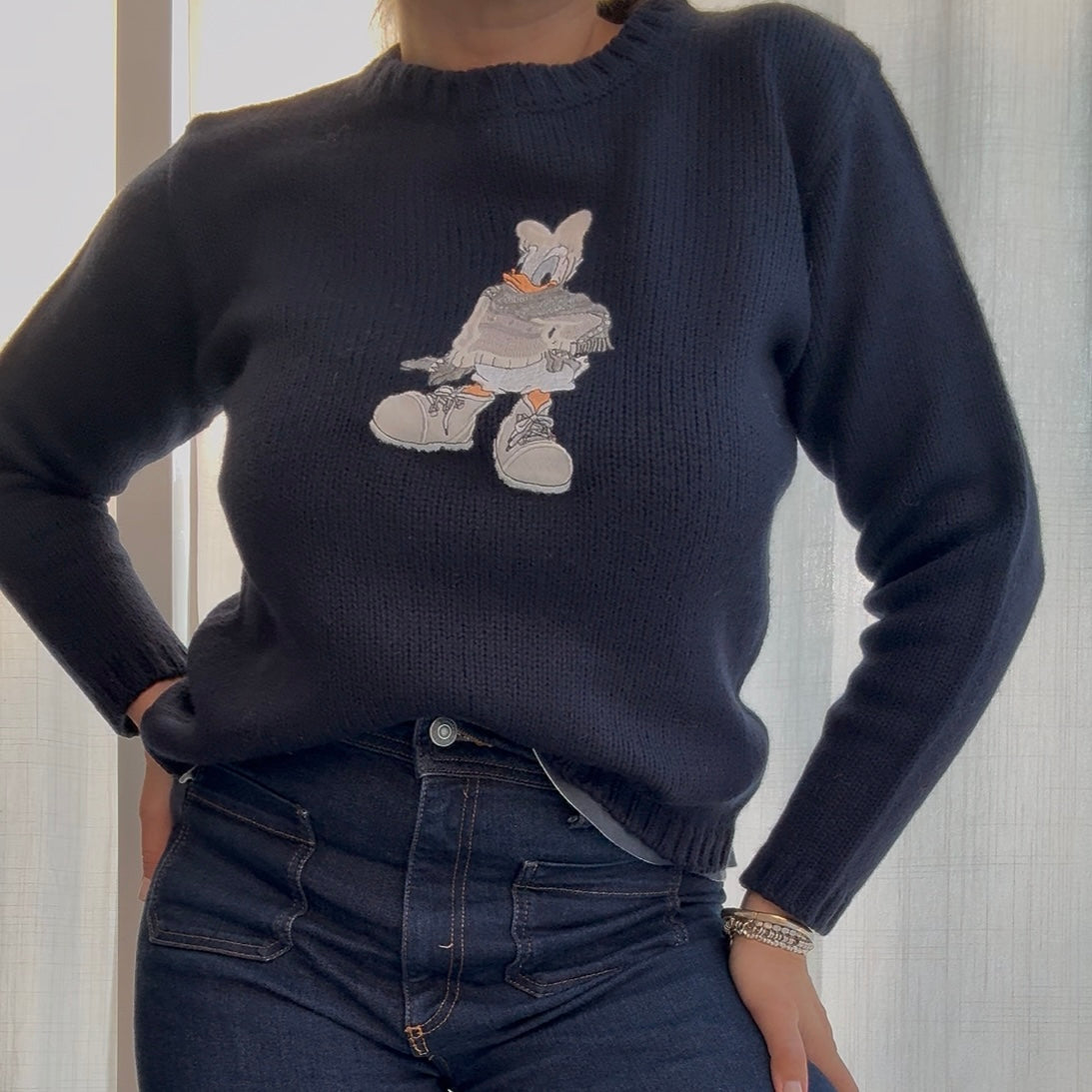 Classy pullover con paperina