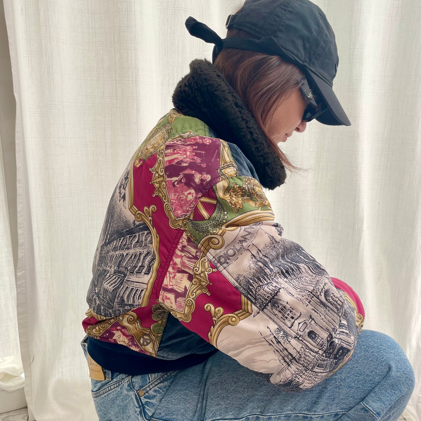Blouson aviateur Moschino '90