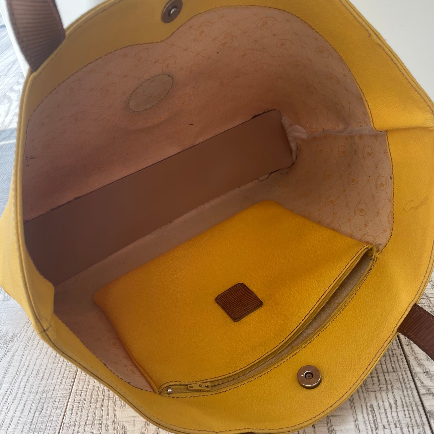Yellow shopper - Trussardi