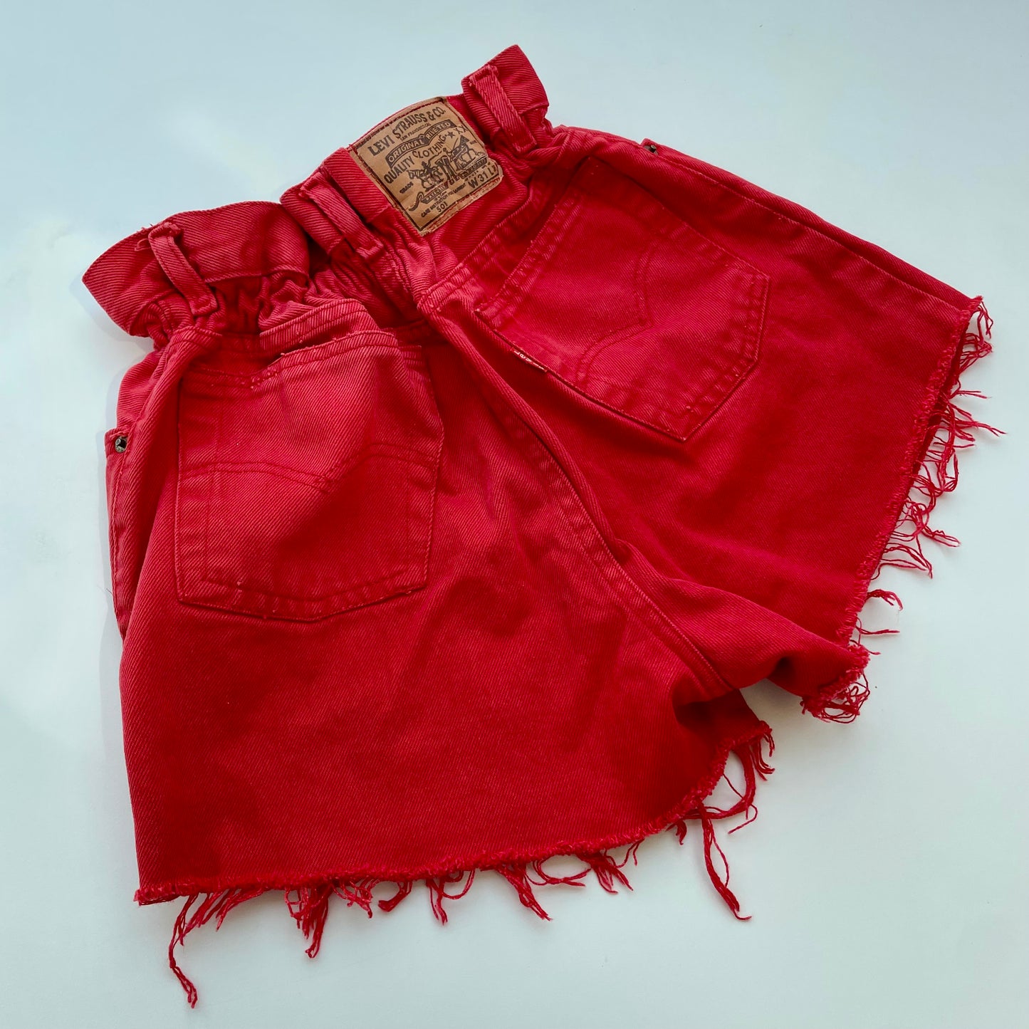 Red shorts chili peppers