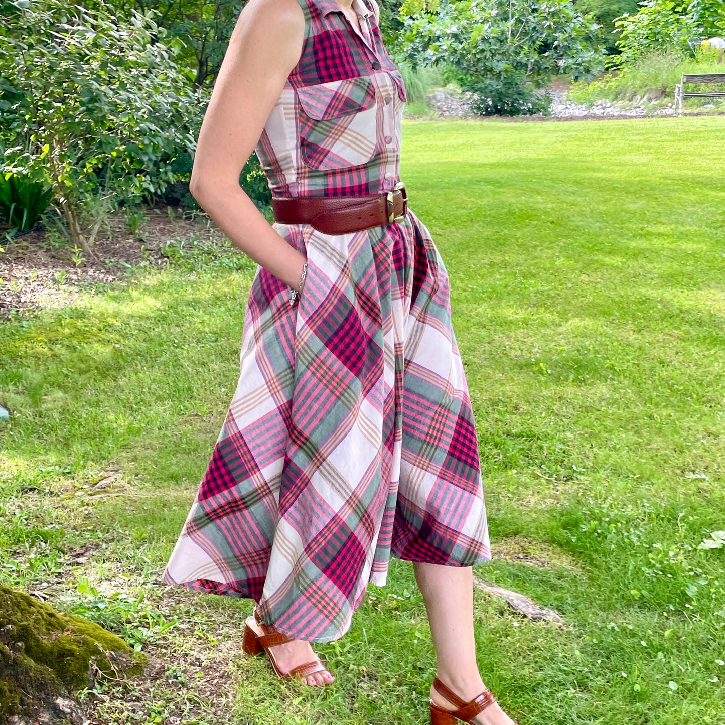 Madras dress