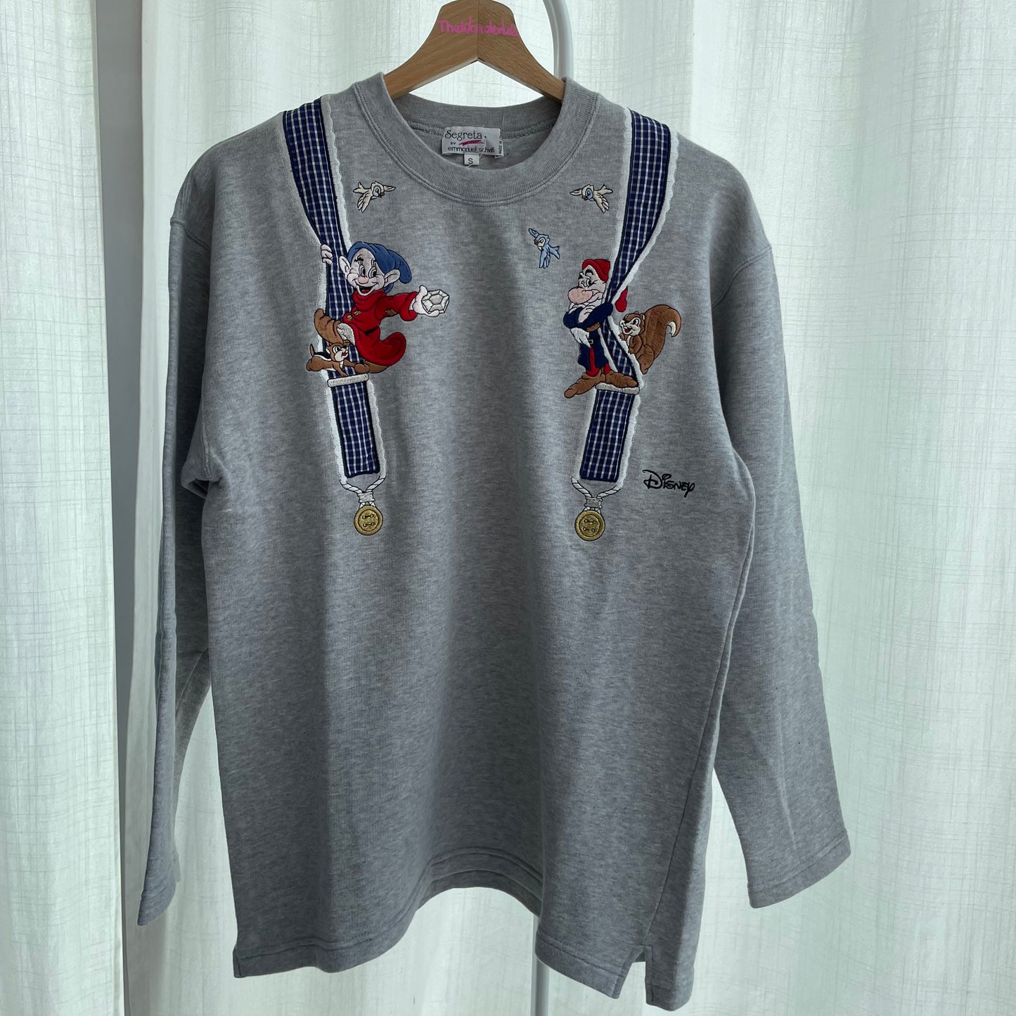 7 Dwarfs Suspenders Sweatshirt